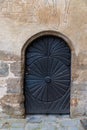 Klarissen Kloster Clarissa Convent entrance door Durnstein Austria Royalty Free Stock Photo