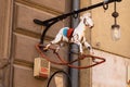 Shop sign in a side street Budapest Hungary