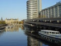 Amsterdam waterway Royalty Free Stock Photo