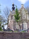 Amsterdam Western Church 2003 Royalty Free Stock Photo