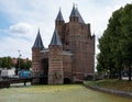 Amsterdamse Poort (Amsterdam gate), former Spaarnwouderpoort, in Haarlem on July 27 2022