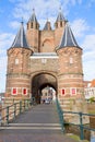 The Amsterdamse Poort, Haarlem, Holland Royalty Free Stock Photo