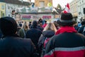 Demonstration of MFG Menschen Freiheit Grundrechte Party against Mandatory Covid-19 Vaccination in Amstetten Austria