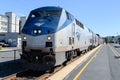 Amtrak Empire builder approaching end of long journey with a final stop in Edmonds