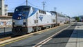 Amtrak Empire Builder long distance train at Edmonds Washington