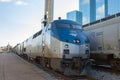 Amtrak Locomotive in Dallas, Texas, USA