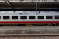 Amtrak Midwest Train on the Track at Chicago Union Station