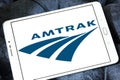 Amtrak postal shipping logo Royalty Free Stock Photo