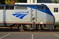 Amtrak Train Engine Car Royalty Free Stock Photo