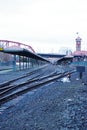 Amtrak Train Station, Portland Oregon, USA Royalty Free Stock Photo