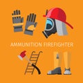 Amunition of firefighter