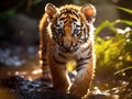 amur tiger Made With Generative AI illustration