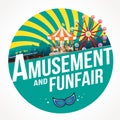 Amusement and funfair Royalty Free Stock Photo