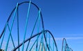 Amusement Mako and Terrific Kraken rollercoasters in Seaworld Theme Park.