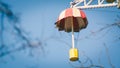 amusement park attraction, Review from the Ferris wheel Royalty Free Stock Photo