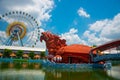 Amusement Park in Ho Chi Minh city.Suoi Tien. Asia.Vietnam.