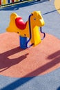 Amusement park, horse toy