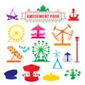 Amusement park icons