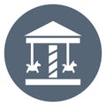 Amusement park Isolated Vector Icon which can easily modify or edit Royalty Free Stock Photo
