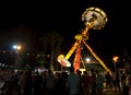 An amusement park ride at Antalya in Turkey.