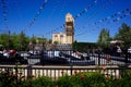 Amusement Park Ride California Adventure Luigi Tires Royalty Free Stock Photo