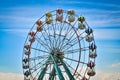 Amusement park rides Royalty Free Stock Photo