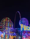 Amusement park on the santa monica pier