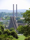 Amusement Park Wooden Roller Coaster