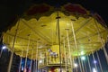 Amusement fair ride long exposure night photography at Numaish Hyderabad Royalty Free Stock Photo