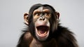 An amusing monkey making funny faces Royalty Free Stock Photo