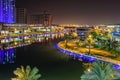 Amwaj at night Royalty Free Stock Photo