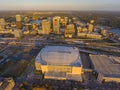 Amway Center aerial view, Orlando, Florida, USA Royalty Free Stock Photo