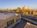 Amway Center aerial view, Orlando, Florida, USA Royalty Free Stock Photo