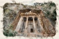 Amyntas Rock Tombs in Demre, Turkey
