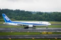 ANA aircraft - Boeing 767-381 - taxing at Narita International Airport