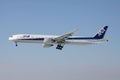 ANA All Nippon Airways Boeing 777-300 Royalty Free Stock Photo