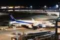 ANA All Nippon Airways Jet During Flight Preparation at Haneda A