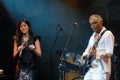 Ana Moura e Gilberto Gil Royalty Free Stock Photo