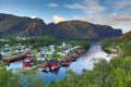 Ana-Sira town in Norway Royalty Free Stock Photo