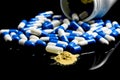 Anabolic Steroid Pills Royalty Free Stock Photo