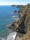 Anacapa Island cliffs Royalty Free Stock Photo