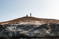 Anacapa Lighthouse on Anacapa Island in Southern California Royalty Free Stock Photo