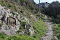 Anacapri - IV stazione della Via Crucis salendo verso l`Eremo di Cetrella