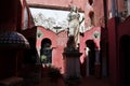Anacapri - Statua in esposizione nel cortile del Museo Casa Rossa