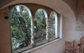 Anacapri - Trifora di un cubicolo romano in Villa San Michele Royalty Free Stock Photo