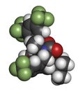 Anacetrapib hypercholesterolemia drug molecule. CETP (cholesterylester transfer protein) inhibitor for the treatment of elevated