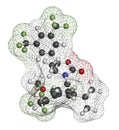 Anacetrapib hypercholesterolemia drug molecule. CETP (cholesterylester transfer protein) inhibitor for the treatment of elevated