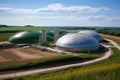 anaerobic digestion tanks with biogas production
