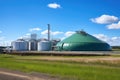 anaerobic digestion tanks with biogas production