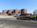 Anaerobic digestion towers in WWTP 3